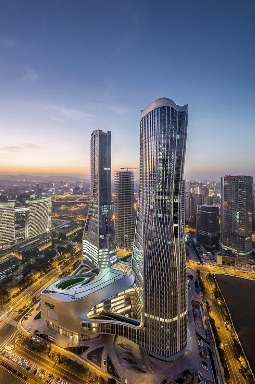 Ferienwohnung Ascott Raffles City Hangzhou Exterior foto